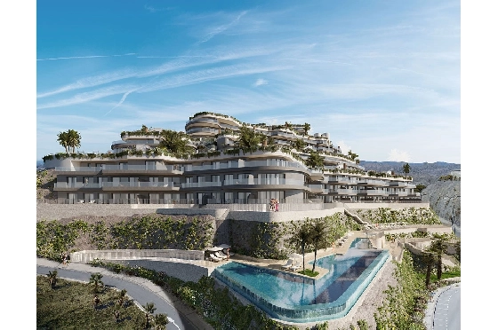 Etagen Apartment in Águilas zu verkaufen, Wohnfläche 86 m², Zustand Erstbezug, Klimaanlage, 2 Schlafzimmer, 2 Badezimmer, Pool, ref.: HA-AGN-100-A02-4