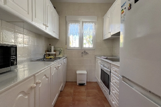 Villa in Els Poblets zur Ferienvermietung, Wohnfläche 125 m², Baujahr 2003, + KLIMA, Klimaanlage, Grundstück 400 m², 2 Schlafzimmer, 2 Badezimmer, Pool, ref.: T-1123-10