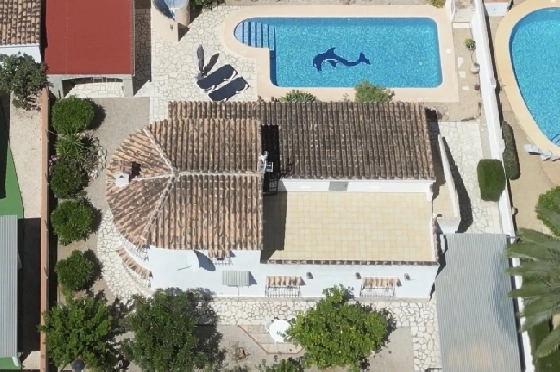 Villa in Els Poblets zur Ferienvermietung, Wohnfläche 125 m², Baujahr 2003, + KLIMA, Klimaanlage, Grundstück 400 m², 2 Schlafzimmer, 2 Badezimmer, Pool, ref.: T-1123-31