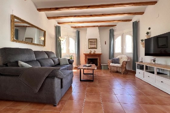 Villa in Els Poblets zur Ferienvermietung, Wohnfläche 125 m², Baujahr 2003, + KLIMA, Klimaanlage, Grundstück 400 m², 2 Schlafzimmer, 2 Badezimmer, Pool, ref.: T-1123-6
