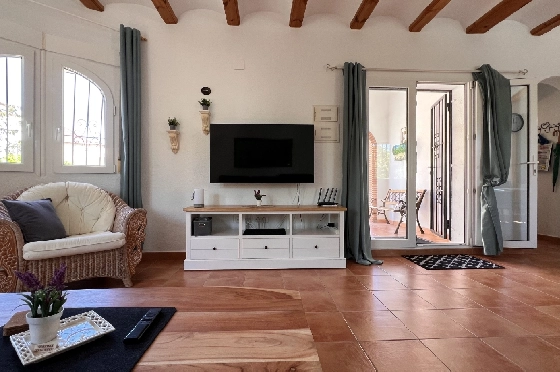 Villa in Els Poblets zur Ferienvermietung, Wohnfläche 125 m², Baujahr 2003, + KLIMA, Klimaanlage, Grundstück 400 m², 2 Schlafzimmer, 2 Badezimmer, Pool, ref.: T-1123-7
