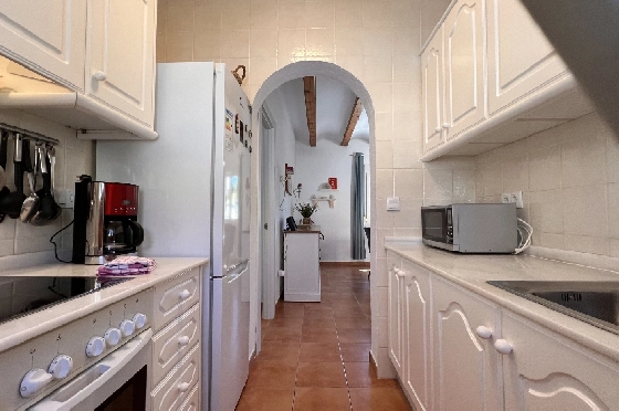 Villa in Els Poblets zur Ferienvermietung, Wohnfläche 125 m², Baujahr 2003, + KLIMA, Klimaanlage, Grundstück 400 m², 2 Schlafzimmer, 2 Badezimmer, Pool, ref.: T-1123-9