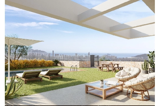 Villa in Finestrat(Balcon de Finestrat) zu verkaufen, Wohnfläche 157 m², Grundstück 489 m², 4 Schlafzimmer, 3 Badezimmer, Pool, ref.: TW-BREEZE-75-1