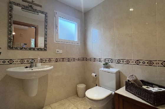 Villa in Gata de Gorgos(Monte Pedreguer) zur Ferienvermietung, Wohnfläche 180 m², Baujahr 2006, + Ofen, Klimaanlage, Grundstück 600 m², 3 Schlafzimmer, 3 Badezimmer, Pool, ref.: T-0624-23