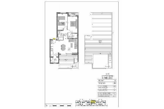 Penthouse Apartment in Algorfa zu verkaufen, Wohnfläche 167 m², Zustand Erstbezug, Klimaanlage, 2 Schlafzimmer, 2 Badezimmer, Pool, ref.: HA-ARN-113-A03-13