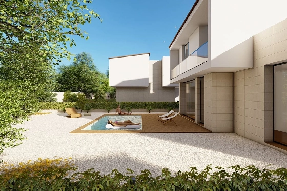Villa in La Nucia zu verkaufen, Wohnfläche 125 m², Zustand Erstbezug, Klimaanlage, Grundstück 334 m², 3 Schlafzimmer, 3 Badezimmer, Pool, ref.: HA-LNN-110-E01-8