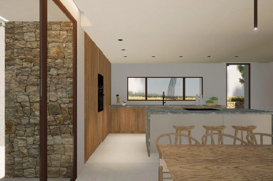 Villa in Moraira zu verkaufen, Wohnfläche 340 m², Baujahr 2024, Klimaanlage, Grundstück 1070 m², 4 Schlafzimmer, 4 Badezimmer, Pool, ref.: AM-12145DR-11