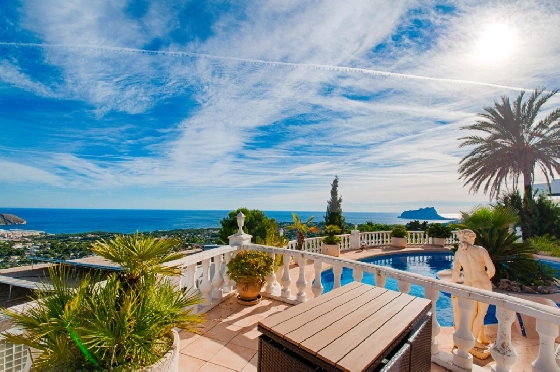 Villa in Moraira zu verkaufen, Wohnfläche 300 m², Baujahr 1984, Klimaanlage, Grundstück 1615 m², 3 Schlafzimmer, 2 Badezimmer, Pool, ref.: AM-12279DA-4