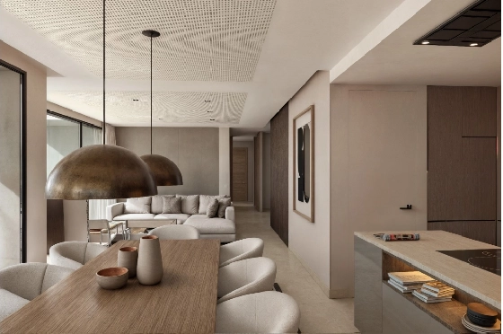 Villa in Moraira zu verkaufen, Wohnfläche 195 m², Baujahr 2025, Klimaanlage, Grundstück 811 m², 4 Schlafzimmer, 4 Badezimmer, Pool, ref.: AM-12327DA-10