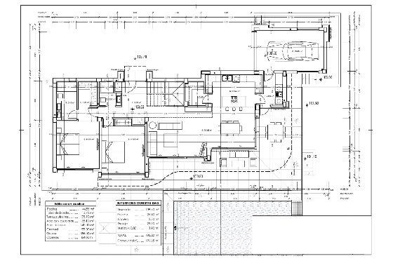 Villa in Moraira zu verkaufen, Wohnfläche 195 m², Baujahr 2025, Klimaanlage, Grundstück 811 m², 4 Schlafzimmer, 4 Badezimmer, Pool, ref.: AM-12327DA-12