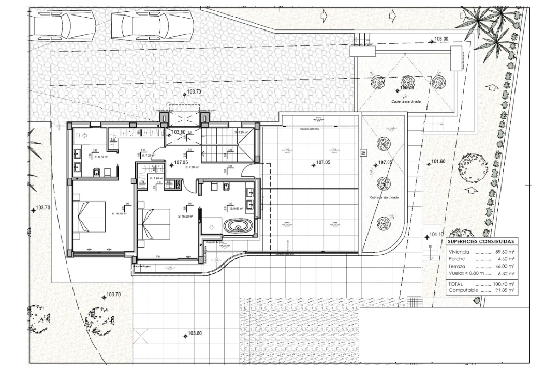 Villa in Moraira zu verkaufen, Wohnfläche 195 m², Baujahr 2025, Klimaanlage, Grundstück 811 m², 4 Schlafzimmer, 4 Badezimmer, Pool, ref.: AM-12327DA-13