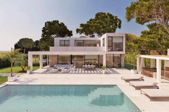 Villa in Javea zu verkaufen, Wohnfläche 250 m², Baujahr 2024, Klimaanlage, Grundstück 1003 m², 4 Schlafzimmer, 3 Badezimmer, Pool, ref.: PR-PPS3198-1