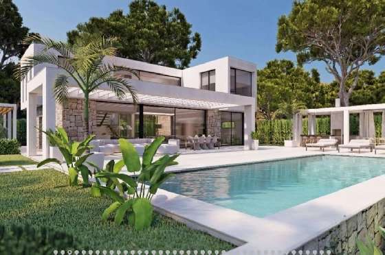 Villa in Javea zu verkaufen, Wohnfläche 250 m², Baujahr 2024, Klimaanlage, Grundstück 1003 m², 4 Schlafzimmer, 3 Badezimmer, Pool, ref.: PR-PPS3198-2