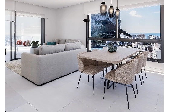 Etagen Apartment in Calpe zu verkaufen, Wohnfläche 65 m², Zustand Erstbezug, Klimaanlage, 1 Schlafzimmer, 1 Badezimmer, Pool, ref.: HA-CAN-150-A01-5