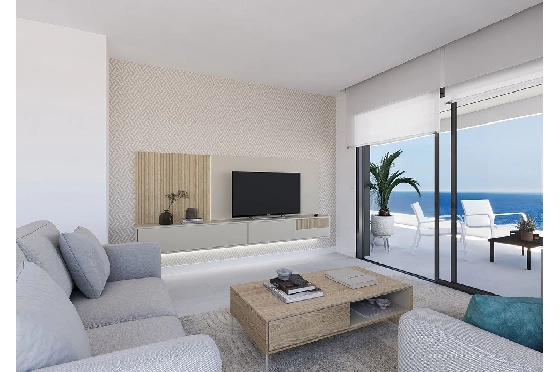 Etagen Apartment in Calpe zu verkaufen, Wohnfläche 109 m², Zustand Erstbezug, Klimaanlage, 2 Schlafzimmer, 2 Badezimmer, Pool, ref.: HA-CAN-150-A02-4