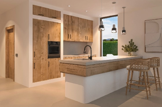 Villa in Javea zu verkaufen, Wohnfläche 200 m², Baujahr 2025, Klimaanlage, Grundstück 1000 m², 4 Schlafzimmer, 3 Badezimmer, Pool, ref.: AM-12500DR-4