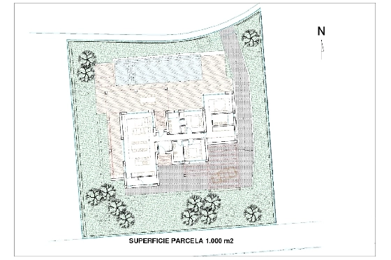 Villa in Javea zu verkaufen, Wohnfläche 200 m², Baujahr 2025, Klimaanlage, Grundstück 1000 m², 3 Schlafzimmer, 4 Badezimmer, Pool, ref.: AM-12502DR-8