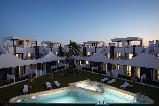 Penthouse Apartment in San Fulgencio zu verkaufen, Wohnfläche 206 m², Zustand Erstbezug, 3 Schlafzimmer, 2 Badezimmer, Pool, ref.: HA-SFN-131-A04-18