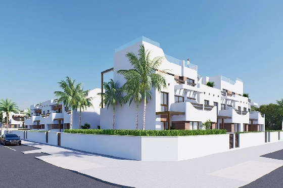 Erdgeschoss Apartment in Torre de la Horadada zu verkaufen, Wohnfläche 85 m², Zustand Erstbezug, 2 Schlafzimmer, 2 Badezimmer, Pool, ref.: HA-THN-450-A01-5