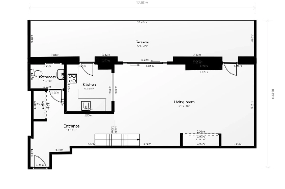 Apartment in Calpe(Playa arenal bol) zu verkaufen, Wohnfläche 117 m², 2 Schlafzimmer, 2 Badezimmer, Pool, ref.: COB-3532-10535-12