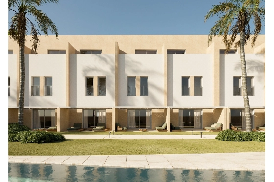 Reihenhaus in Denia zu verkaufen, Wohnfläche 102 m², Baujahr 2026, Grundstück 65 m², 3 Schlafzimmer, 3 Badezimmer, ref.: LS-BV8-5