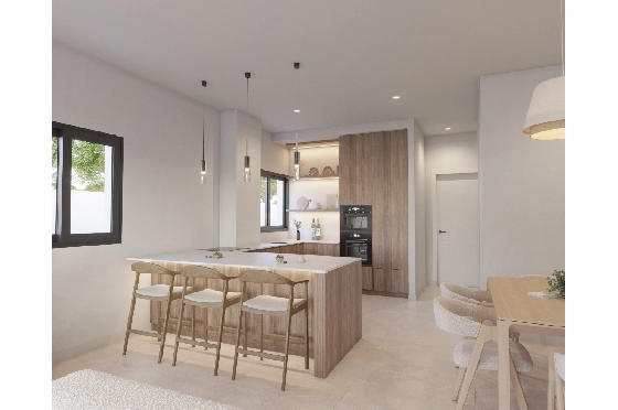 Villa in Polop zu verkaufen, Wohnfläche 106 m², Baujahr 2025, Grundstück 432 m², 3 Schlafzimmer, 2 Badezimmer, Pool, ref.: PLB-E2-3
