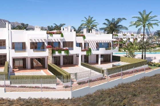Erdgeschoss Apartment in San Juan de los Terreros zu verkaufen, Wohnfläche 136 m², Zustand Erstbezug, Klimaanlage, 3 Schlafzimmer, 2 Badezimmer, Pool, ref.: HA-STN-145-A03-4