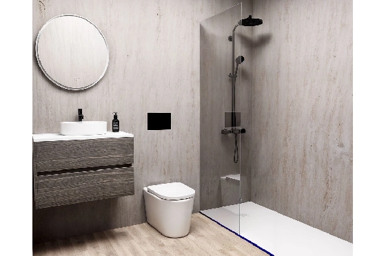 Penthouse Apartment in Finestrat zu verkaufen, Wohnfläche 154 m², Zustand Erstbezug, 2 Schlafzimmer, 2 Badezimmer, Pool, ref.: HA-FIN-318-A02-18