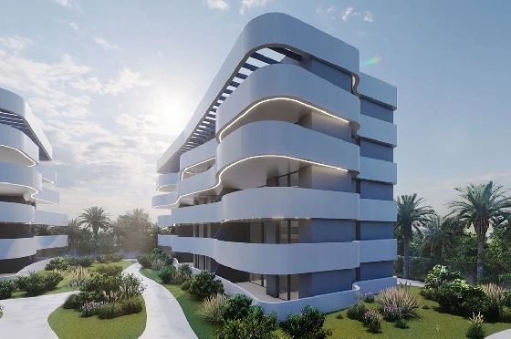 Penthouse Apartment in Guardamar del Segura zu verkaufen, Wohnfläche 97 m², Zustand Erstbezug, Klimaanlage, 2 Schlafzimmer, 2 Badezimmer, Pool, ref.: HA-GUN-431-A02-7