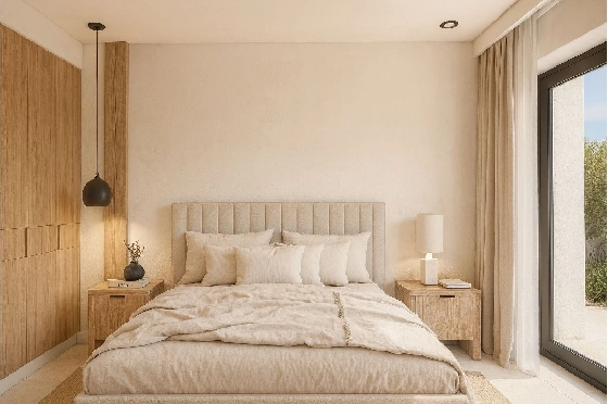Villa in Pedreguer zu verkaufen, Wohnfläche 114 m², Baujahr 2025, Klimaanlage, Grundstück 300 m², 3 Schlafzimmer, 2 Badezimmer, Pool, ref.: AM-12610DA-8