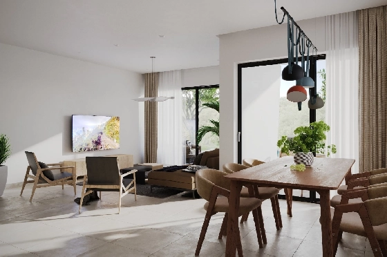 Villa in Calpe zu verkaufen, Wohnfläche 324 m², Baujahr 2025, Klimaanlage, Grundstück 800 m², 3 Schlafzimmer, 3 Badezimmer, Pool, ref.: AM-12624DA-12