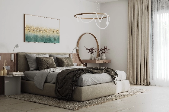 Villa in Calpe zu verkaufen, Wohnfläche 324 m², Baujahr 2025, Klimaanlage, Grundstück 800 m², 3 Schlafzimmer, 3 Badezimmer, Pool, ref.: AM-12624DA-13