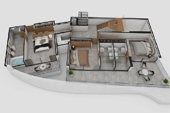 Villa in Altea zu verkaufen, Wohnfläche 412 m², Klimaanlage, Grundstück 979 m², 4 Schlafzimmer, 4 Badezimmer, Pool, ref.: AVS-56875-32