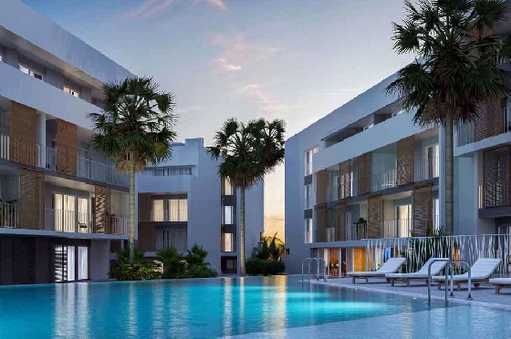 Apartment in Javea zu verkaufen, Wohnfläche 105 m², 3 Schlafzimmer, 2 Badezimmer, Pool, ref.: AVS-51894-10