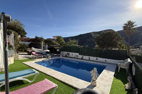 Villa in Pedreguer zu verkaufen, Wohnfläche 61 m², Baujahr 2014, Zustand gepflegt, + KLIMA, Klimaanlage, Grundstück 385 m², 2 Schlafzimmer, 1 Badezimmer, Pool, ref.: RG-0126-2