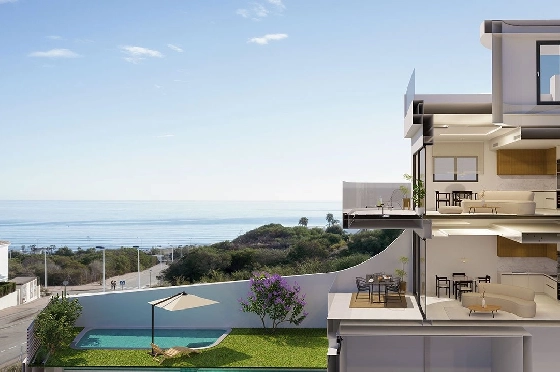Penthouse Apartment in La Mata zu verkaufen, Wohnfläche 153 m², Zustand Erstbezug, Klimaanlage, 2 Schlafzimmer, 2 Badezimmer, Pool, ref.: HA-TLN-140-A02-4