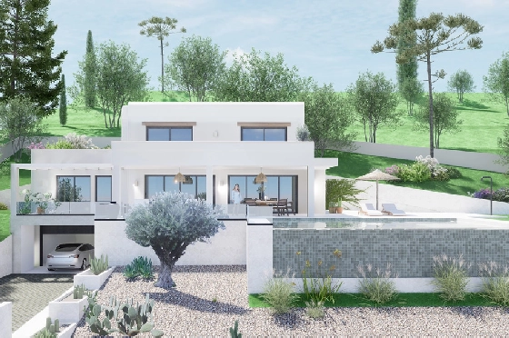 Villa in Javea zu verkaufen, Wohnfläche 329 m², Klimaanlage, Grundstück 1085 m², 4 Schlafzimmer, 5 Badezimmer, Pool, ref.: AVS-56834-2