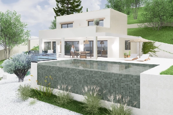 Villa in Javea zu verkaufen, Wohnfläche 329 m², Klimaanlage, Grundstück 1085 m², 4 Schlafzimmer, 5 Badezimmer, Pool, ref.: AVS-56834-4