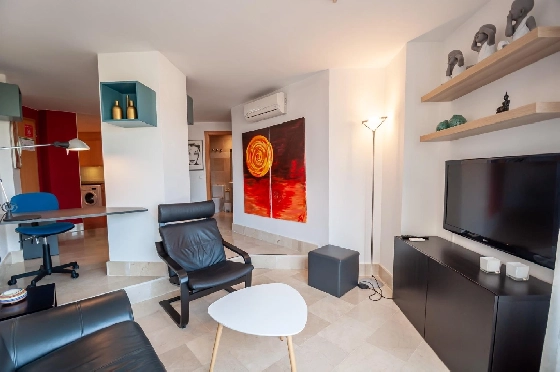 Apartment in Calpe(Playa de Fossa Levante) zu verkaufen, Wohnfläche 55 m², Klimaanlage, 1 Schlafzimmer, 1 Badezimmer, Pool, ref.: COB-3554-10535-6