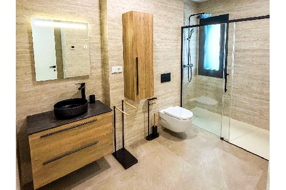 Villa in Benissa zu verkaufen, Wohnfläche 202 m², Baujahr 2025, Klimaanlage, Grundstück 1715 m², 3 Schlafzimmer, 3 Badezimmer, Pool, ref.: AM-12657DA-10