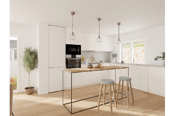 Reihenhaus in Finestrat zu verkaufen, Wohnfläche 197 m², Zustand Erstbezug, Klimaanlage, 3 Schlafzimmer, 2 Badezimmer, Pool, ref.: HA-FIN-381-R01-8