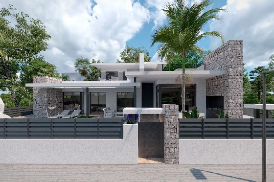 Villa in Los Alcazares zu verkaufen, Wohnfläche 426 m², Zustand Erstbezug, Klimaanlage, Grundstück 394 m², 3 Schlafzimmer, 2 Badezimmer, Pool, ref.: HA-LAN-470-E02-4