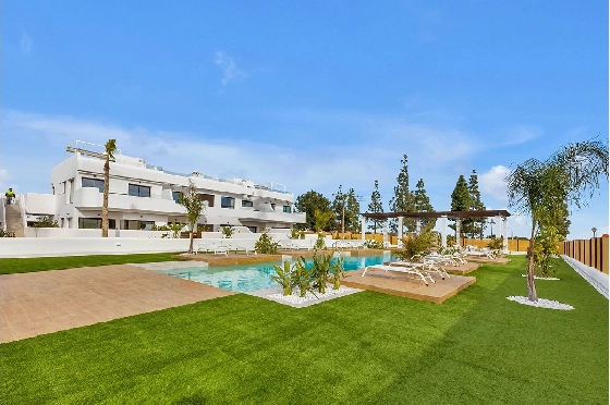 Etagen Apartment in Los Alcazares zu verkaufen, Wohnfläche 102 m², Zustand Erstbezug, 3 Schlafzimmer, 2 Badezimmer, Pool, ref.: HA-LAN-436-A02-2