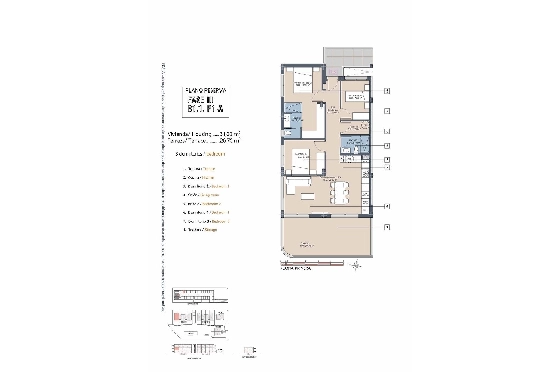 Etagen Apartment in Los Alcazares zu verkaufen, Wohnfläche 102 m², Zustand Erstbezug, 3 Schlafzimmer, 2 Badezimmer, Pool, ref.: HA-LAN-436-A02-21