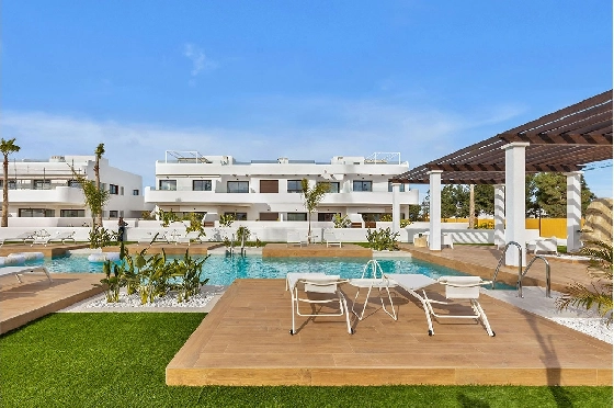 Etagen Apartment in Los Alcazares zu verkaufen, Wohnfläche 102 m², Zustand Erstbezug, 3 Schlafzimmer, 2 Badezimmer, Pool, ref.: HA-LAN-436-A02-4