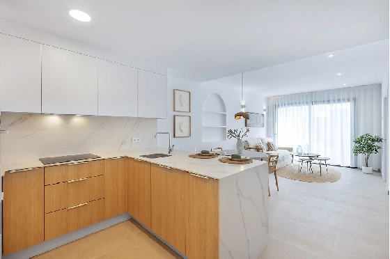 Penthouse Apartment in Los Alcazares zu verkaufen, Wohnfläche 137 m², Zustand Erstbezug, 2 Schlafzimmer, 2 Badezimmer, Pool, ref.: HA-LAN-436-A03-11