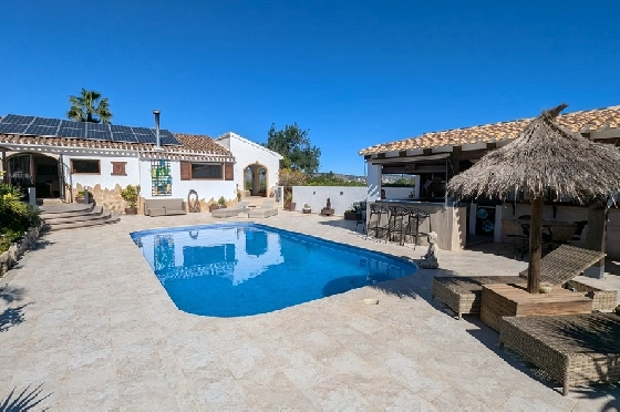 Villa in Javea zu verkaufen, Wohnfläche 386 m², Klimaanlage, Grundstück 4596 m², 4 Schlafzimmer, 4 Badezimmer, Pool, ref.: AVS-57604-26