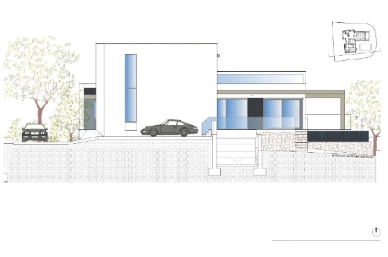 Villa in Moraira(Benimeit) zu verkaufen, Wohnfläche 310 m², Grundstück 817 m², 3 Schlafzimmer, 2 Badezimmer, Pool, ref.: COB-8248MOR-10535-3