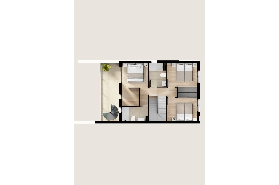 Villa in Finestrat(Balcon de Finestrat) zu verkaufen, Wohnfläche 158 m², Grundstück 431 m², 4 Schlafzimmer, 3 Badezimmer, Pool, ref.: TW-BREEZE-74-16