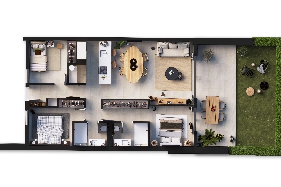 Apartment in Sant Elm zu verkaufen, Wohnfläche 91 m², Grundstück 125 m², 3 Schlafzimmer, 3 Badezimmer, Pool, ref.: TW-ECLIPSE-2-0-2-29